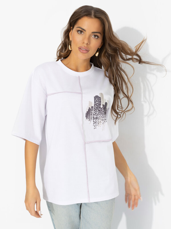 CHARUTTI Футболка 580388 12493 Белый