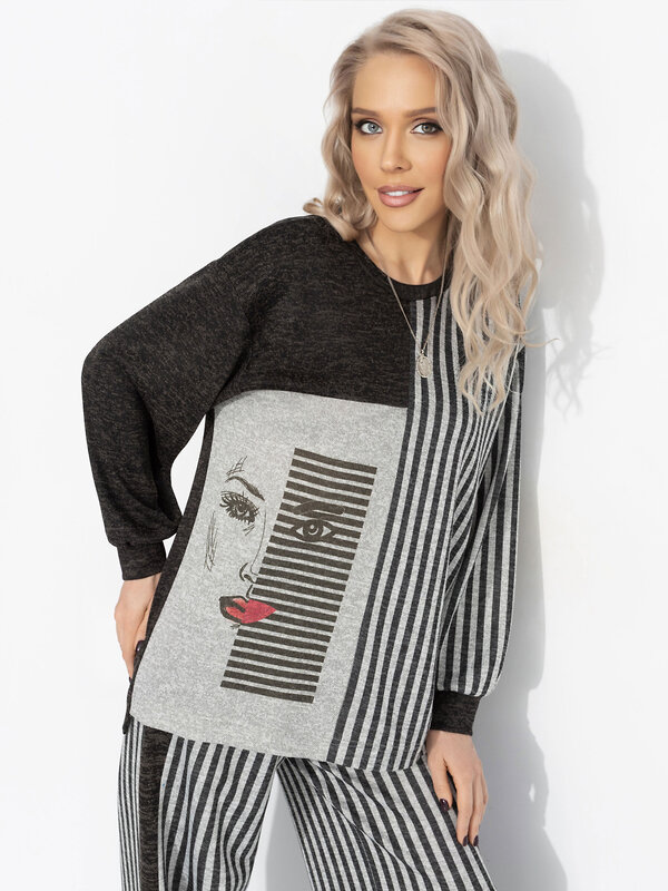 CHARUTTI Свитшот 580398 12553 Серый