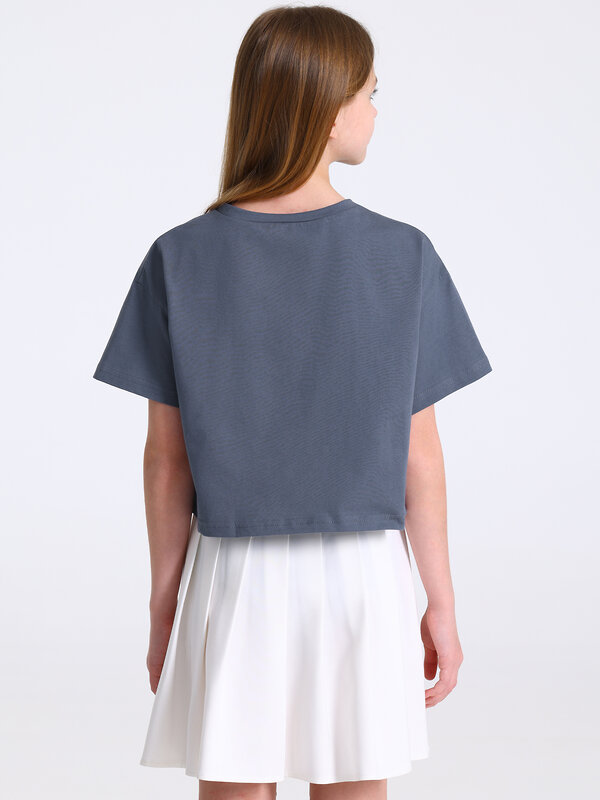 Апрель Футболка 580410 1ДДФК5063001 темно-серый