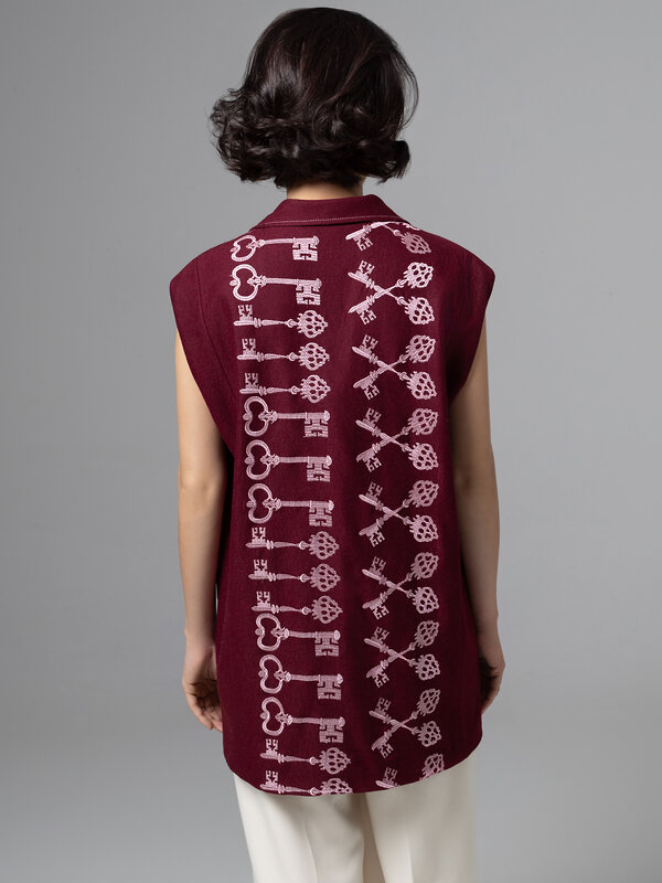 CHARUTTI Жилет 580416 12568 Бордовый