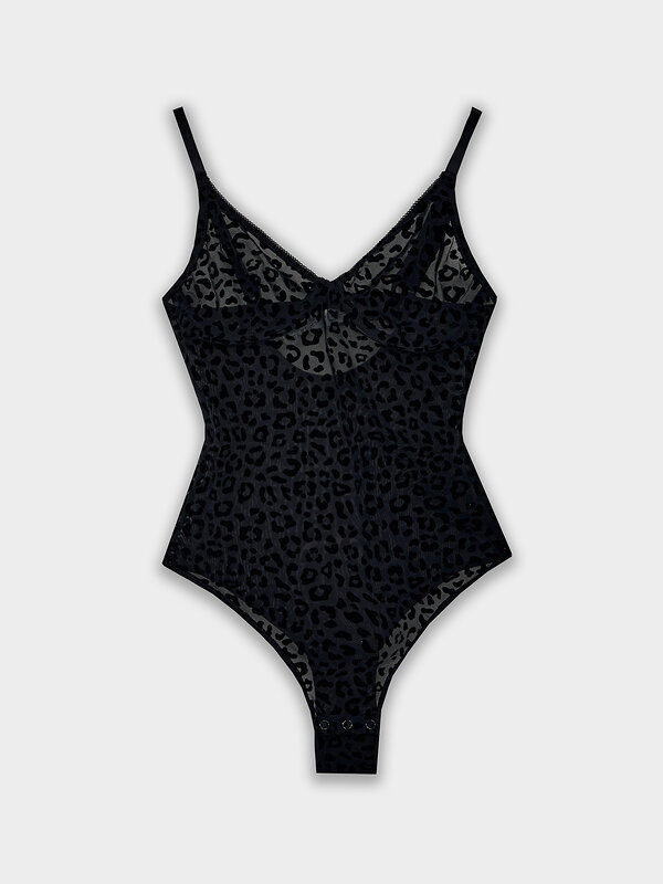 MARK FORMELLE Боди 580419 432249 леопард на черном