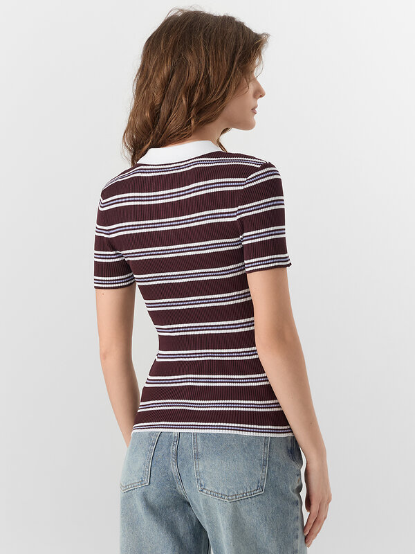 MARK FORMELLE Джемпер 580426 112541 коричневая полоска