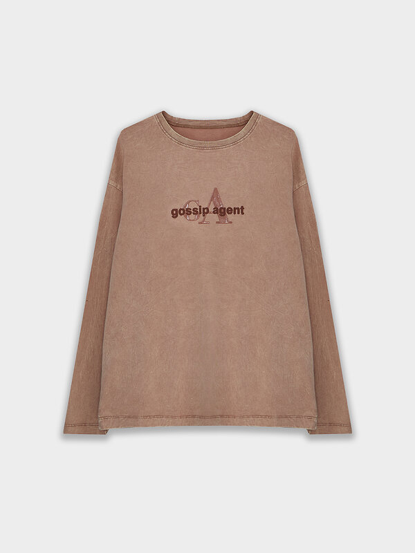 MARK FORMELLE Джемпер 580439 122868 ACID WASH древесный +печать