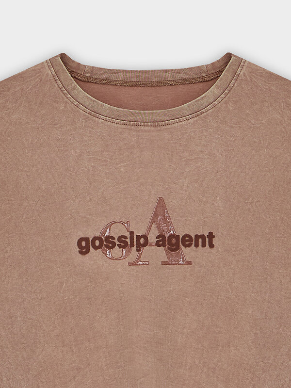 MARK FORMELLE Джемпер 580439 122868 ACID WASH древесный +печать