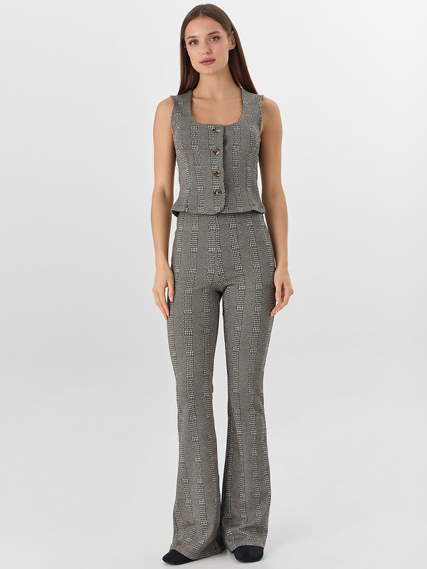 MARK FORMELLE Жилет 580448 172060 коричневая клеточка