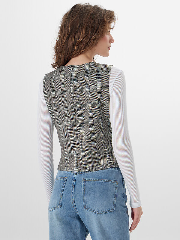 MARK FORMELLE Жилет 580448 172060 коричневая клеточка