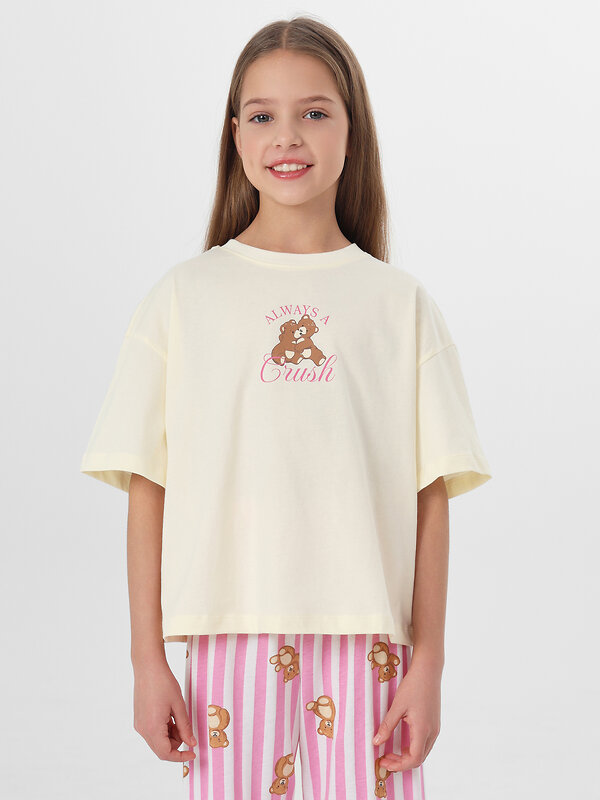 MARK FORMELLE Комплект 580459 567747 бежевый +медведи на полоске