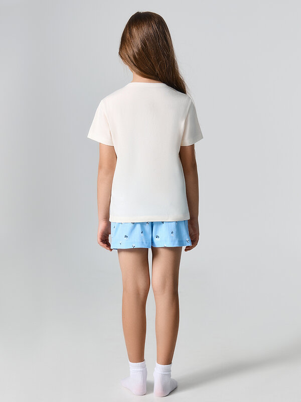 MARK FORMELLE Комплект 580461 567727 молочный +цветы на голубой полоске