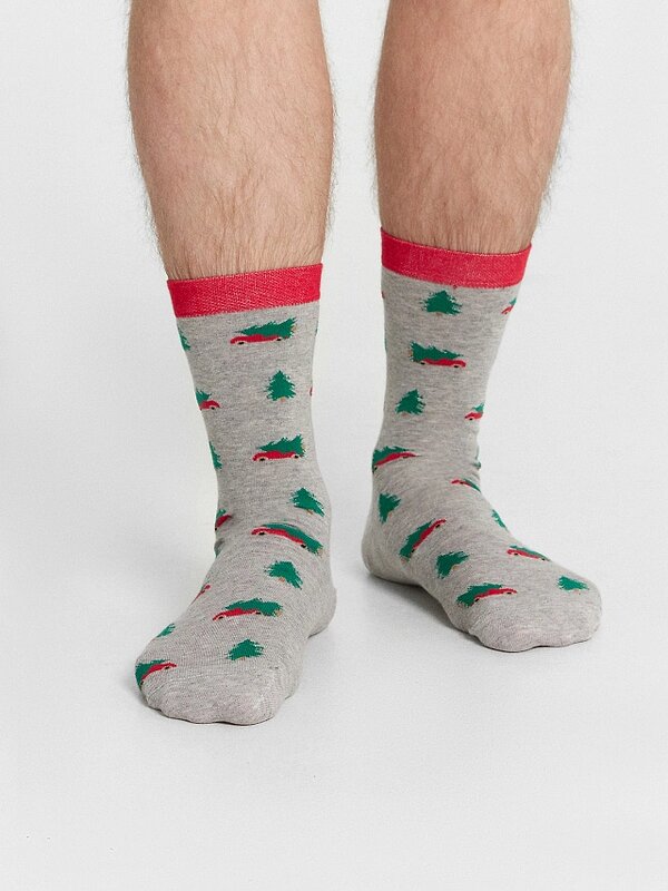 MARK FORMELLE Мужские носки 580465 017K-2977 серый меланж