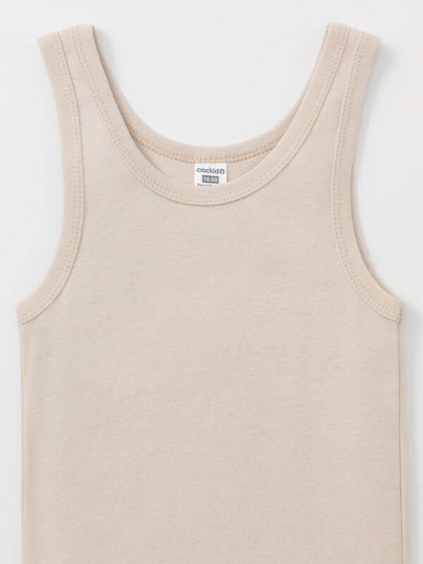CROCKID Майка 580491 МП 1182-2уп бежевый