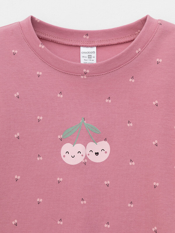 CROCKID Пижама 580492 К 1621 розовый