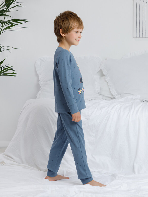 CROCKID Пижама 580503 К 1621 синий