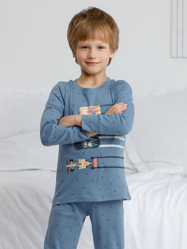 CROCKID Пижама 580503 К 1621 синий