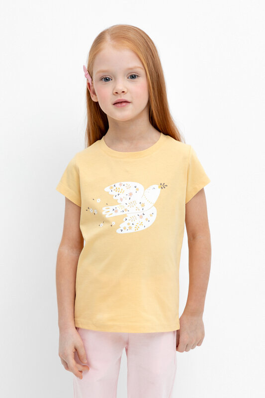 CROCKID Футболка 580506 К 302342 желтый