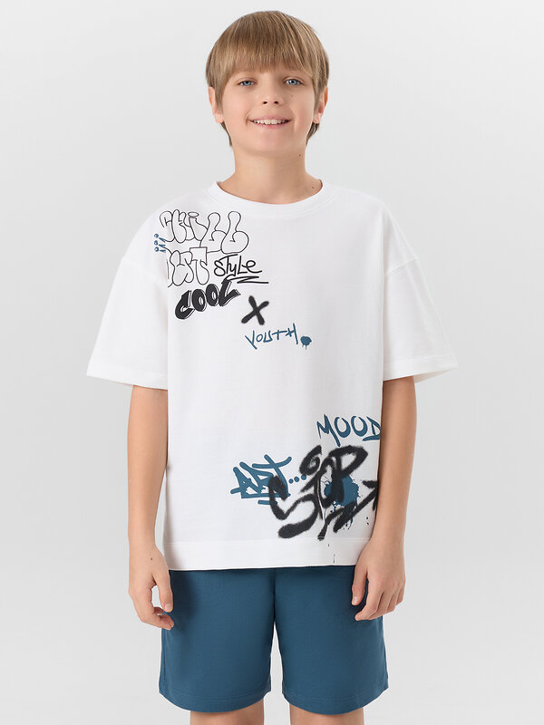 MARK FORMELLE Комплект 580513 393321 белый +морская волна +печать