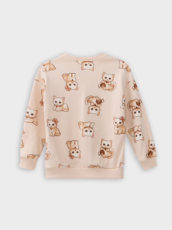MARK FORMELLE Свитшот 580529 127958 коты на св.бежевом