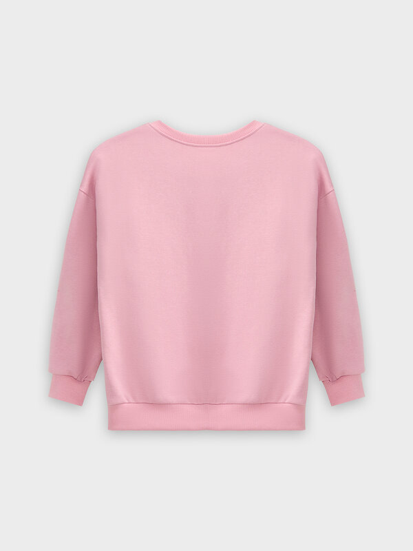 MARK FORMELLE Свитшот 580530 127958 пыльно -розовый +печать