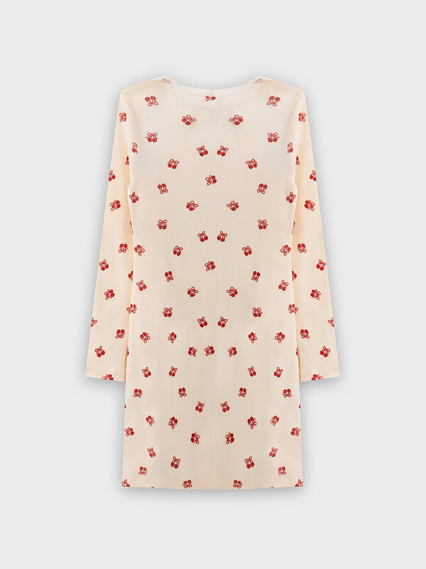 MARK FORMELLE Сорочка 580531 577728 вишенки на св.молочном