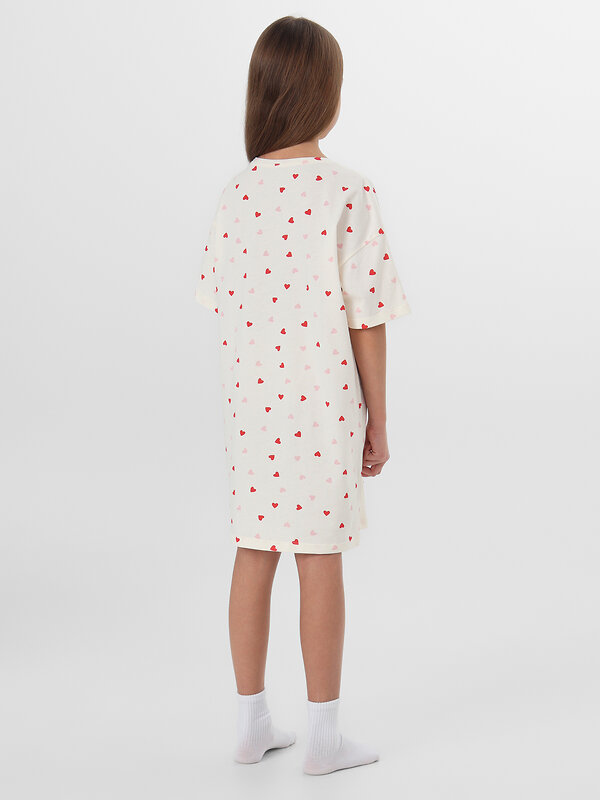 MARK FORMELLE Сорочка 580533 577717 сердечки на молоке