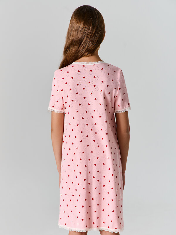 MARK FORMELLE Сорочка 580534 577729 сердца на розовом