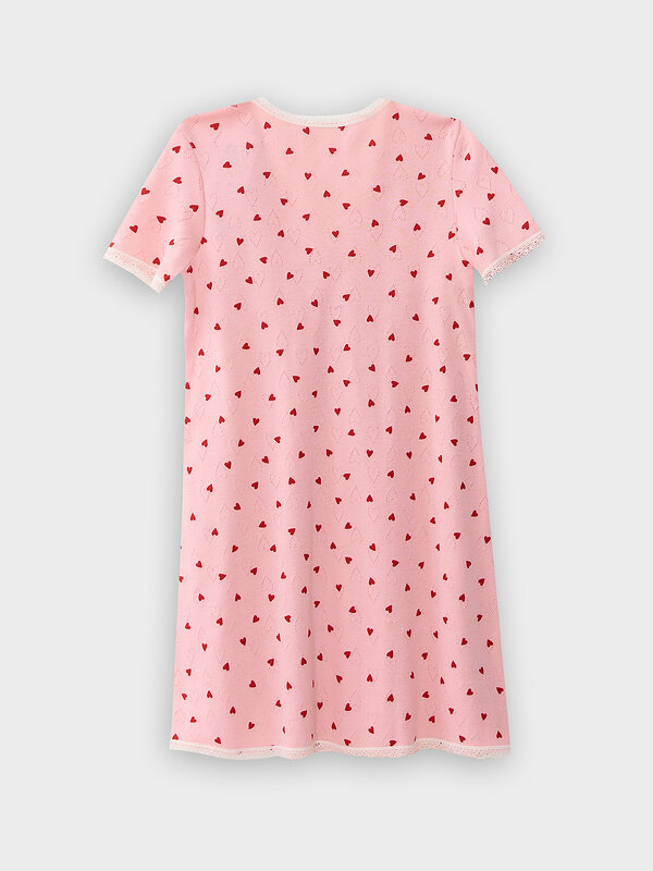 MARK FORMELLE Сорочка 580534 577729 сердца на розовом