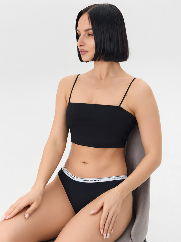 MARK FORMELLE Трусы 580561 412574-1-3 т.серый меланж 4348-F +мятный +черный