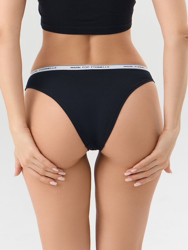 MARK FORMELLE Трусы 580561 412574-1-3 т.серый меланж 4348-F +мятный +черный
