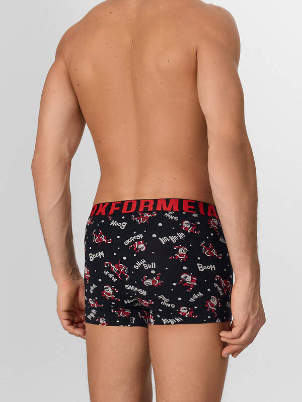 MARK FORMELLE Трусы 580568 411228 Деды морозы на черном