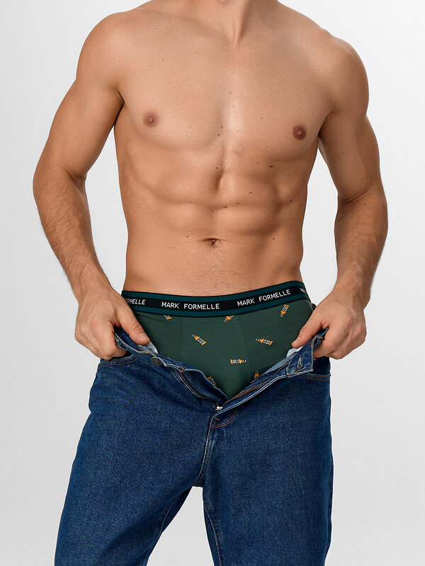 MARK FORMELLE Трусы 580572 411228 коньяк на хвойный лес
