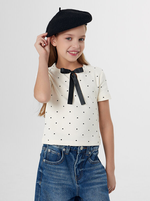 MARK FORMELLE Футболка 580584 127990 сердечки на молочном