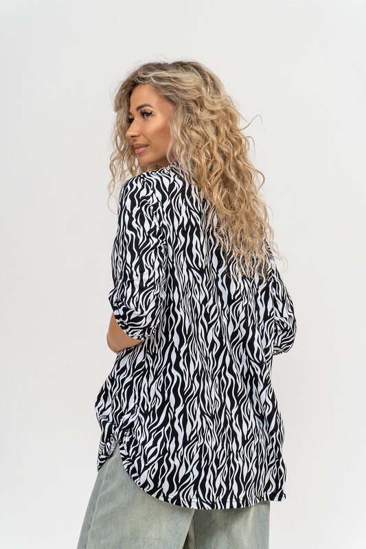 Натали Рубашка 580600 36798 черно-белый