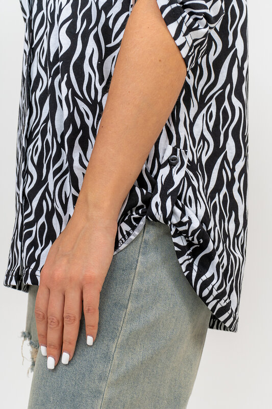 Натали Рубашка 580600 36798 черно-белый