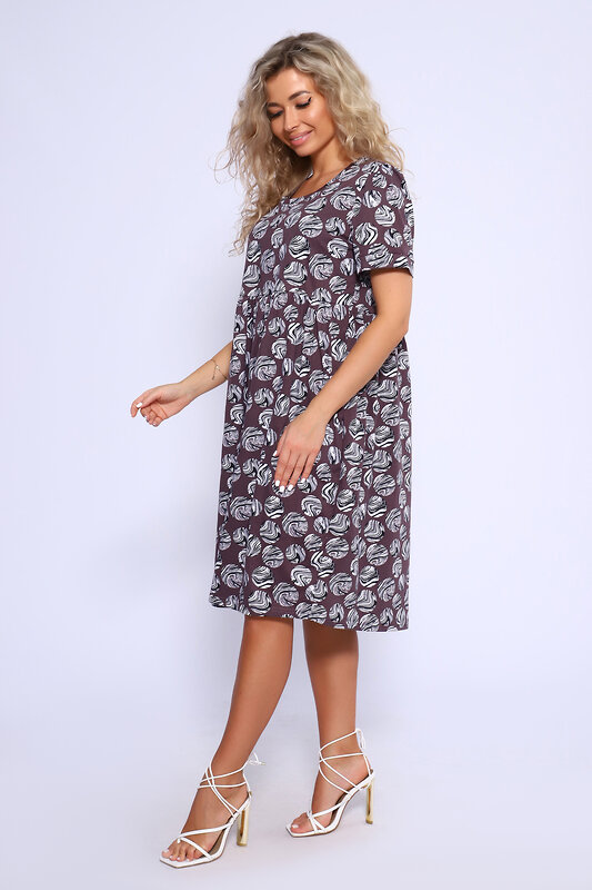 Натали Платье 580625 13225 коричневый