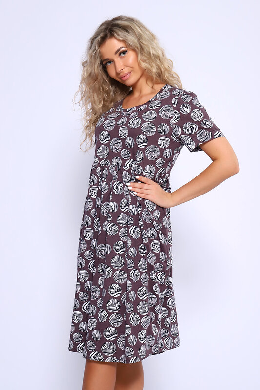 Натали Платье 580625 13225 коричневый