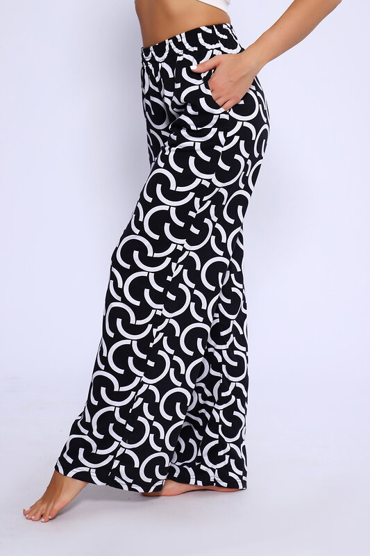 Натали Брюки 580627 13222 черно-белый