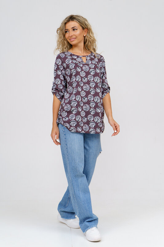 Натали Туника 580640 36784 коричневый