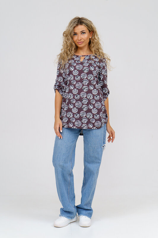 Натали Туника 580640 36784 коричневый