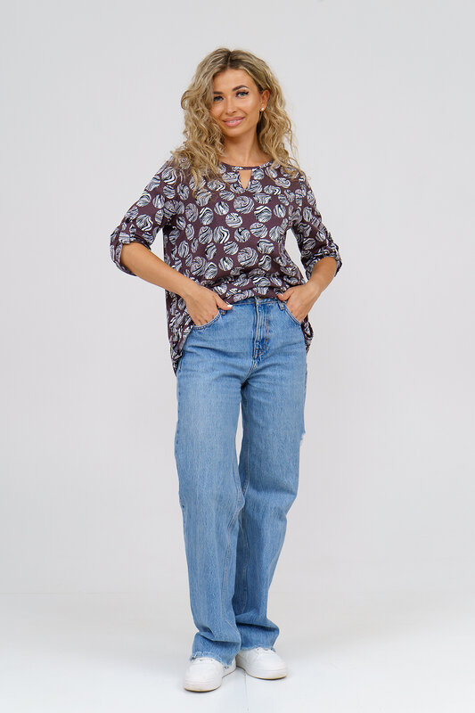 Натали Туника 580640 36784 коричневый