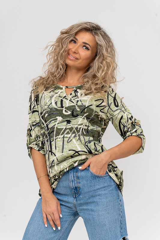 Натали Туника 580642 36783 хаки