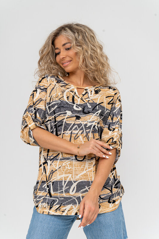 Натали Туника 580643 36783 песочный