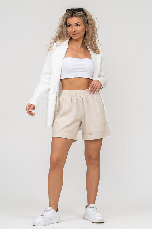 Натали Шорты 580649 36781 льняной