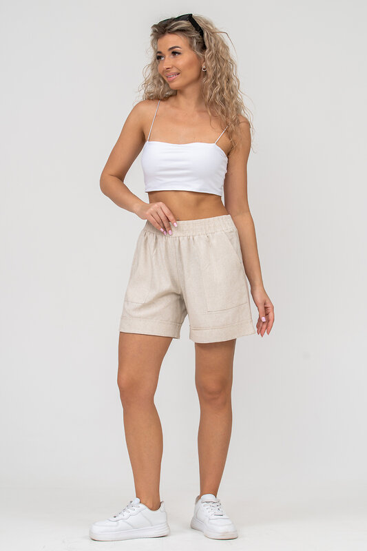 Натали Шорты 580649 36781 льняной