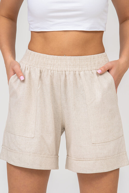 Натали Шорты 580649 36781 льняной