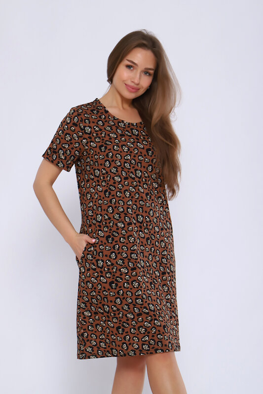 Натали Платье 580656 13214 коричневый