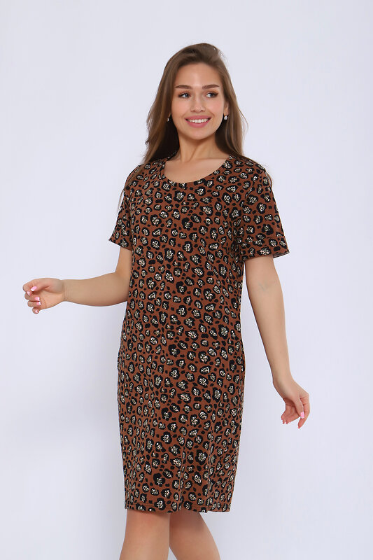 Натали Платье 580656 13214 коричневый