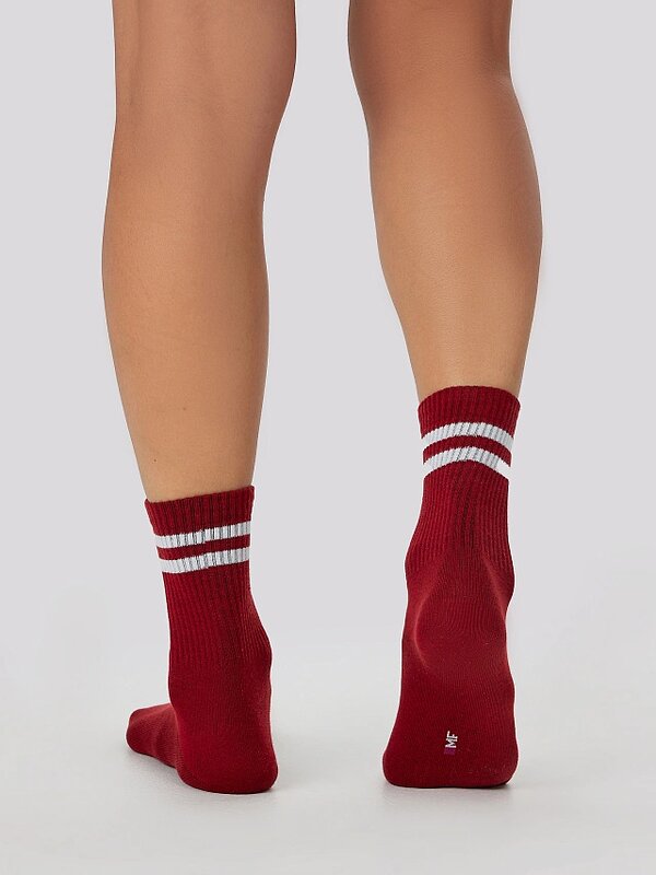 MARK FORMELLE Женские носки 580661 217A-574 вишневый /капучино /черный/