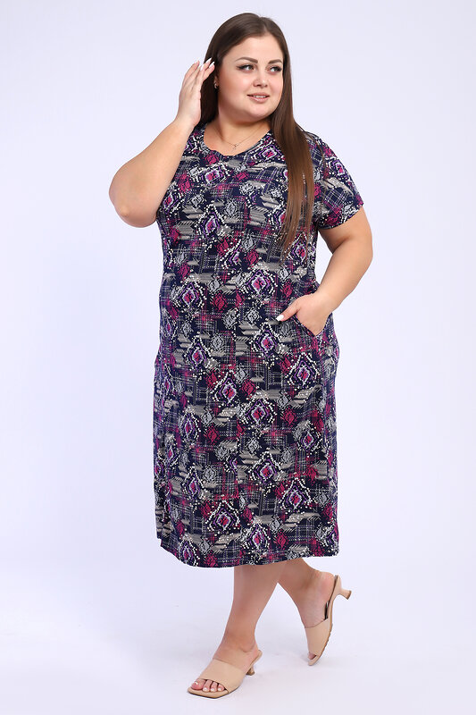 Натали Платье 580662 13209 фиолетовый