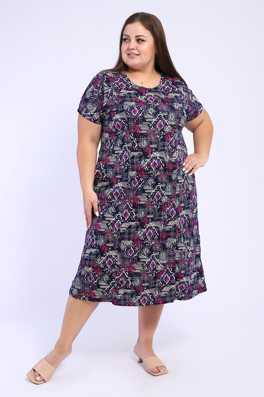 Натали Платье 580662 13209 фиолетовый