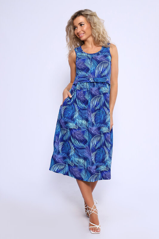 Натали Сарафан 580671 13205 синий