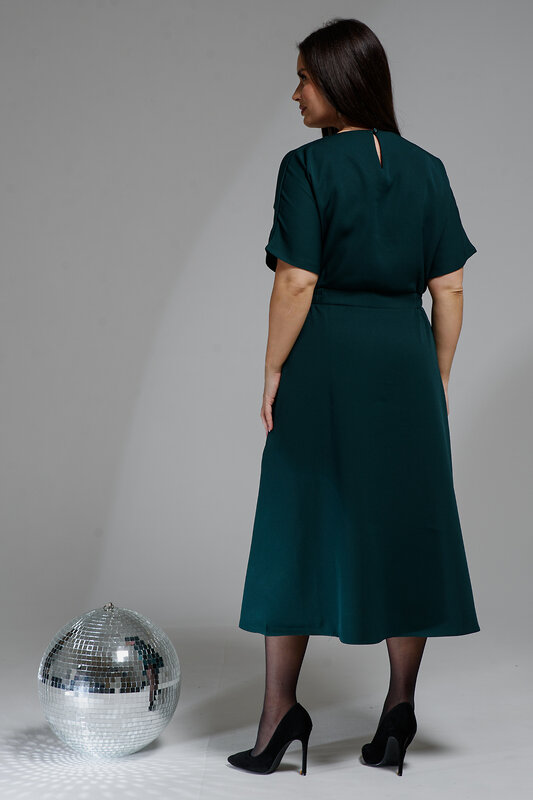 Натали Платье 580680 52346 изумрудный
